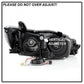 SPYDER xTune 15-17 Toyota Camry Halo Model Only LED Light Bar Proj Headlights - Blk - PRO-JH-TCAM15-LB-BK 9047237
