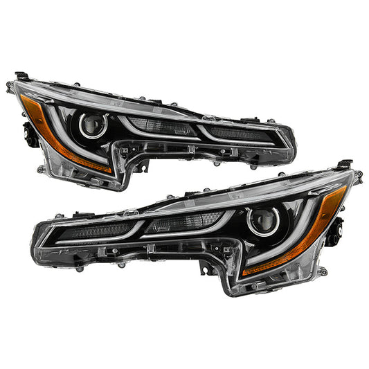 xTune Toyota Corolla 18-20 L LE Japan LED Proj Headlights-SE Style Black PRO-JH-TCOL20LJP-LED-BK 9949319