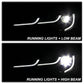 xTune US Built Toyota Corolla 18-20 L LE LED Proj Headlights-SE Style Black PRO-JH-TCOL20LUS-LED-BK 9949326