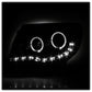 SPYDER Xtune Toyota Tacoma 05-11 Halo Projector Headlights Black PRO-JH-TT05-LED-BK 9027857