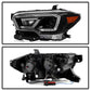 xTune Toyota Tacoma 16-19 SR SR5 Model LED DRL Projector Headlights- Black PRO-JH-TTA16-FLED-SR-BK 9050060