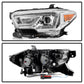 xTune Toyota Tacoma 16-19 SR & SR5 Model LED DRL Projector Headlights- Chrome PRO-JH-TTA16-FLED-SR-C 9050077