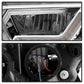 xTune Toyota Tacoma 16-19 SR & SR5 Model LED DRL Projector Headlights- Chrome PRO-JH-TTA16-FLED-SR-C 9050077