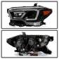 xTune Toyota Tacoma 2016-2019 TRD LED DRL Projector Headlights- Black PRO-JH-TTA16-FLED-TRD-BK 9050084