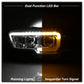 SPYDER xTune Toyota Tacoma 16-18 DRL Light Bar Projector Headlights - Black Smoked PRO-JH-TTA16-LBDRL-BSM 9039270