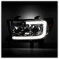 SPYDER Xtune Toyota Tundra 07-13 LED Light Bar Projector Headlights Chrome PRO-JH-TTU07-LED-C 9027895