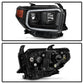 SPYDER xTune 14-17 Toyota Tundra DRL LED Light Bar Projector Headlights - Black (PRO-JH-TTU14-LB-BK) 9043024