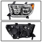 SPYDER Xtune Toyota Tundra 07-13 Projector Headlights Eliminates AFS LED Halo Chrome PRO-JH-TTUN07-CFB-C 9032325