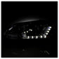 SPYDER xTune Volkswagen Jetta 11-14 Halogen Model Only DRL Projector Headlights - Black PRO-JH-VJ11-DRL-BK 9036675