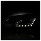 SPYDER xTune Volkswagen Jetta 11-14 DRL Projector Headlights - Black Smoked PRO-JH-VJ11-DRL-BSM 9036682
