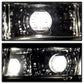 Spyder Audi A3 06-08 Projector Headlights Halogen Model Only - DRL Black PRO-YD-AA306-DRL-BK 5008510