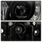 Spyder Audi A3 06-08 Projector Headlights Halogen Model Only - DRL Black PRO-YD-AA306-DRL-BK 5008510