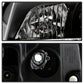 Spyder Audi A3 06-08 Projector Headlights Halogen Model Only - DRL Black PRO-YD-AA306-DRL-BK 5008510