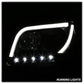 Spyder Audi A4 06-08 Projector Headlights Halogen Only - Light Tube DRL Blk PRO-YD-AA405-LTDRL-G2-BK 5071842