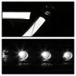 Spyder Audi A4 06-08 Projector Headlights Halogen Only - Light Tube DRL Blk PRO-YD-AA405-LTDRL-G2-BK 5071842