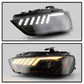 Spyder 13-16 Audi A4/S4 HID Model Only Projector Headlights - Black PRO-YD-AA413HIDSI-BK 5088338