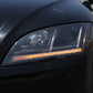 Spyder 08-15 Audi TT Halogen Projector Headlights w/Seq Turn Signal - Black (PRO-YD-ATT08-BK) 5085535