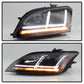 Spyder 08-15 Audi TT (HID Model Only) Projector Headlights - Sequential Signal - Black 5086891