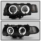 Spyder BMW E38 7-Series 99-01 Projector Headlights 1PC Xenon- LED Halo Blk PRO-YD-BMWE3899-HID-HL-BK 5008862