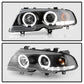 Spyder BMW E46 3-Series 00-03 2DR 1PC Projector Headlights LED Halo LED Blk PRO-YD-BMWE46-2D-HL-BK 5008923