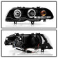 Spyder BMW E46 3-Series 00-03 2DR 1PC Projector Headlights LED Halo LED Blk PRO-YD-BMWE46-2D-HL-BK 5008923