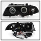 Spyder 99-01 BMW E46 3 Series 4DR Projector Headlights 1PC LED Halo (PRO-YD-BMWE46-4D-HL-AM-BSM) 5084804