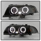 Spyder 99-01 BMW E46 3 Series 4DR Projector Headlights 1PC LED Halo (PRO-YD-BMWE46-4D-HL-AM-BSM) 5084804