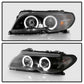 Spyder BMW E46 3-Series 04-06 2 DR Projector Halogen Model- LED Halo Blk PRO-YD-BMWE4604-2DR-HL-BK 5077141