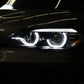 Spyder 07-10 BMW X5 E70 (HID Models Only) Projector Headlights - Black PRO-YD-BMWE7007-AFSHID-BK 5085481