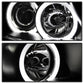 Spyder BMW E90 3-Series 06-08 Projector LED Halo Amber Reflctr Rplc Bulb Blk PRO-YD-BMWE9005-AM-BK 5009005
