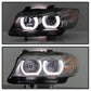 Spyder BMW E90 3-Series 06-08 4DR V2 Headlights - HID Only - Black PRO-YD-BMWE9005V2-HID-DRL-BK 5083852