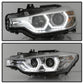 Spyder 12-14 BMW F30 3 Series 4DR Projector Headlights - LED DRL - Chrome (PRO-YD-BMWF3012-DRL-C) 5084354