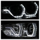 Spyder 12-14 BMW F30 3 Series 4DR Projector Headlights - LED DRL - Smoke (PRO-YD-BMWF3012-DRL-SM) 5084361