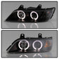 Spyder BMW Z3 96-02 Projector Headlights LED Halo Black High H1 Low H1 PRO-YD-BMWZ396-HL-BK 5009081