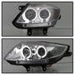 Spyder BMW Z4 03-08 Projector Headlights Halogen Model Only - LED Halo Chrome PRO-YD-BMWZ403-HL-C 5029089