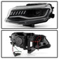 Spyder Chevy Camaro 16-18 Halogen Model Full LED Headlights Black PRO-YD-CCAM16HALAP-SEQ-BK 5087317