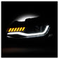 Spyder Chevy Camaro 16-18 Halogen Model Projector Headlights Black PRO-YD-CCAM16HALSI-SEQ-BK 5087331