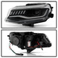 Spyder Chevy Camaro 16-18 HID Model Full LED Headlights Black PRO-YD-CCAM16HIDAP-SEQ-BK 5087355