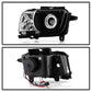 Spyder Chevy Camaro 10-13 Projector Headlights Dual Halo LED Halo Blk High/ PRO-YD-CCAM2010-HL-BK 5034236