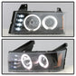 Spyder Chevy Colorado 04-12 Projector Headlights Halogen- LED Halo Blk PRO-YD-CCO04-HL-BK 5074140