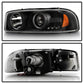 Spyder GMC Sierra 1500/2500/3500 99-06 Projector Headlights LED Halo LED Black PRO-YD-CDE00-HL-BK 5009357
