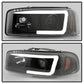 Spyder GMC Sierra 1500/2500/3500 99-06 V2 Projector Headlights - DRL - Black PRO-YD-CDE00V2-LB-BK 5084521