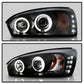 Spyder Chevy Malibu 04-07 Projector Headlights LED Halo LED Black High H1 Low H1 PRO-YD-CM04-HL-BK 5042675