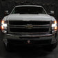Spyder Chevy Silverado 1500 07-13 Version 3 Projector Headlights - Black PRO-YD-CS07V3-LBDRL-BK 5083609