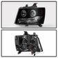 Spyder Chevy Suburban 1500 07-14 Projector Headlights LED Halo LED Blk Smke PRO-YD-CSUB07-HL-BSM 5078346