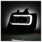 Spyder 07-14 Chevy Suburban/1500/2500/Tahoe V2 Projector Headlights All Blk PRO-YD-CSUB07V2-DRL-BKV2 5085986