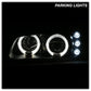 Spyder Dodge Caravan/Grand Caravan 96-00 Projector Headlights LED Halo LEDs- Blk PRO-YD-DC96-BK 5009692