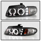 Spyder Dodge Caravan/Grand Caravan 96-00 Projector Headlights LED Halo LEDs- Blk PRO-YD-DC96-BK 5009692
