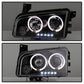 Spyder Dodge Charger 06-10 Projector Headlights Halogen Only - LED Halo LED Blk PRO-YD-DCH05-LED-BK 5009739