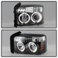 Spyder Dodge Dakota 05-07 Projector Headlights LED Halo Black High H1 Low H1 PRO-YD-DDAK05-BK 5009760